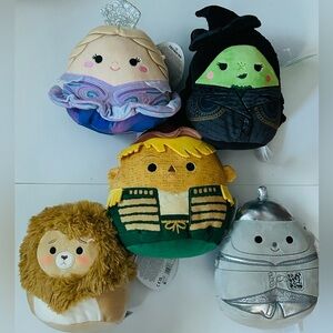 NEW!! Wicked For Good × Squishmallows Limited Edition 5 Piece Plush Set (NWT)